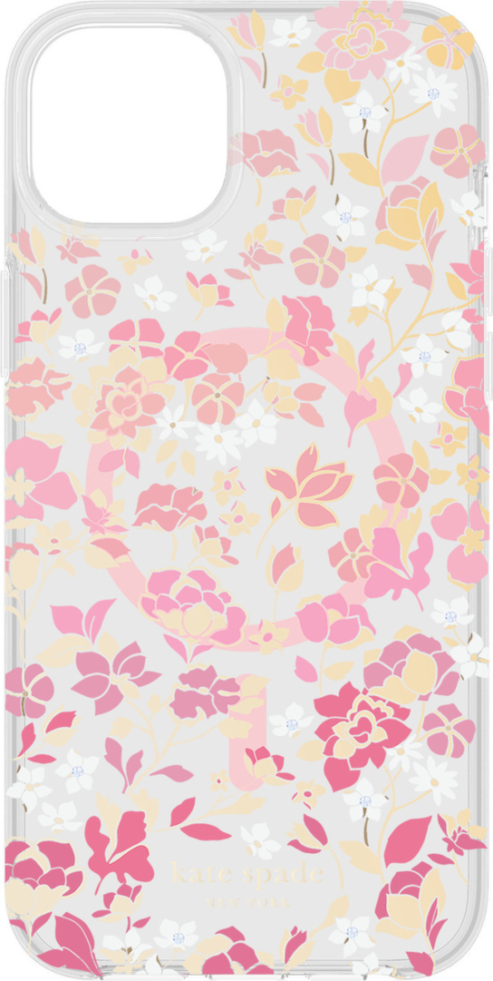 iPhone 15 Plus/14 Plus Kate Spade Protective Hardshell MagSafe Case - Flowerbed