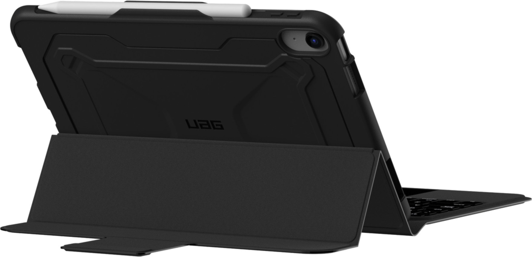 <p>The UAG Bluetooth Keyboard with Trackpad features a spill-resistant keyboard with spacious contoured keys designed for a comfortable and efficient typing experience.</p>