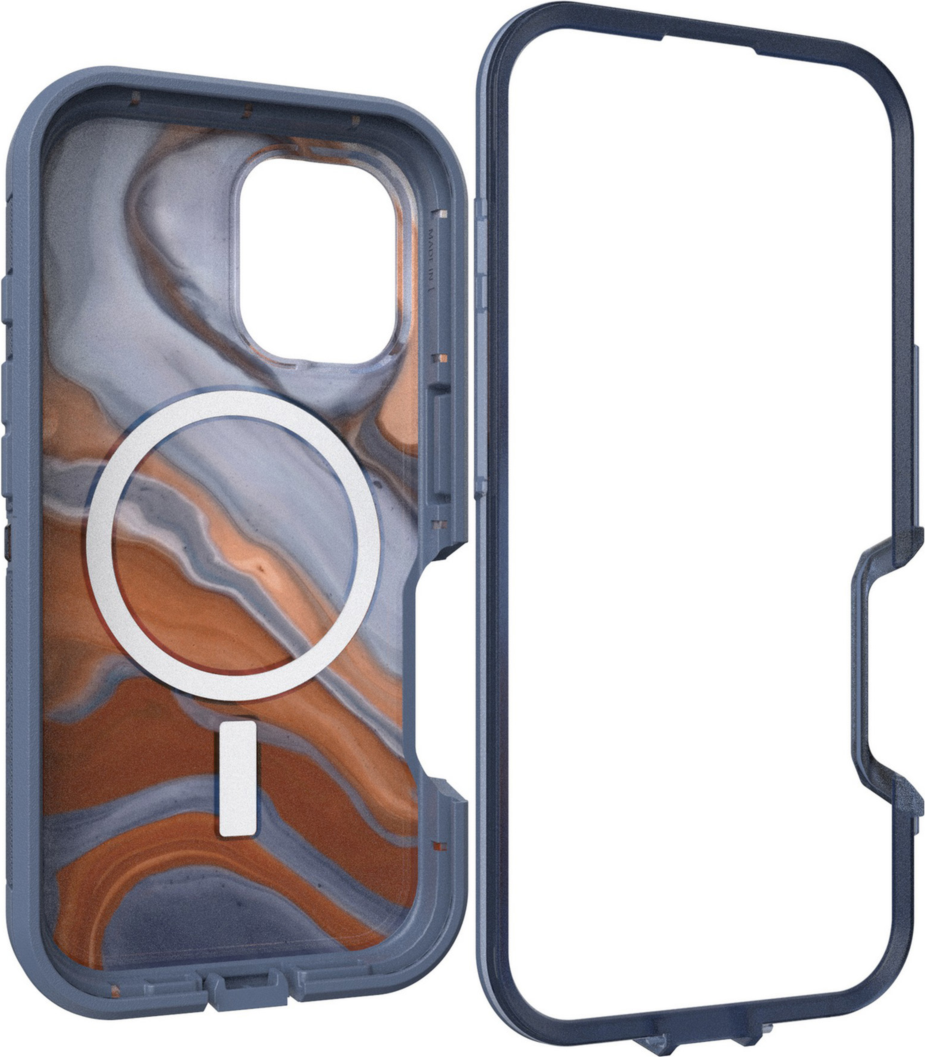 Get sleek, legendary phone protection with the OtterBox Defender Series Pro XT with MagSafe, a rugged dual-layer design that guards devices against drops, dirt, scrapes, and bumps.