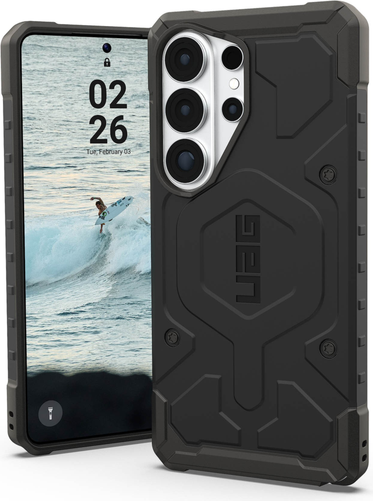 <p>Designed with action and adventure in mind, the UAG Pathfinder case provides serious protection with a modern classic look and a built-in magnetic module.</p>