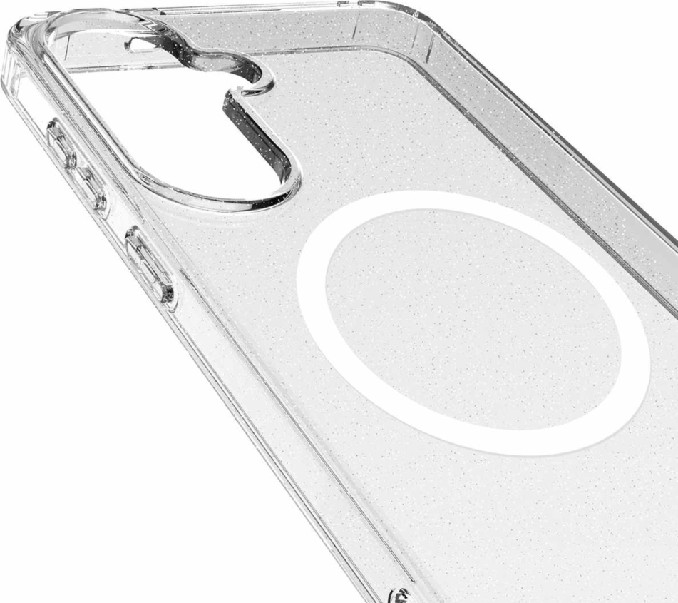 Blu Element - Dropzone Rugged Glitter Case w/Magnets Clear for Samsung Galaxy S26