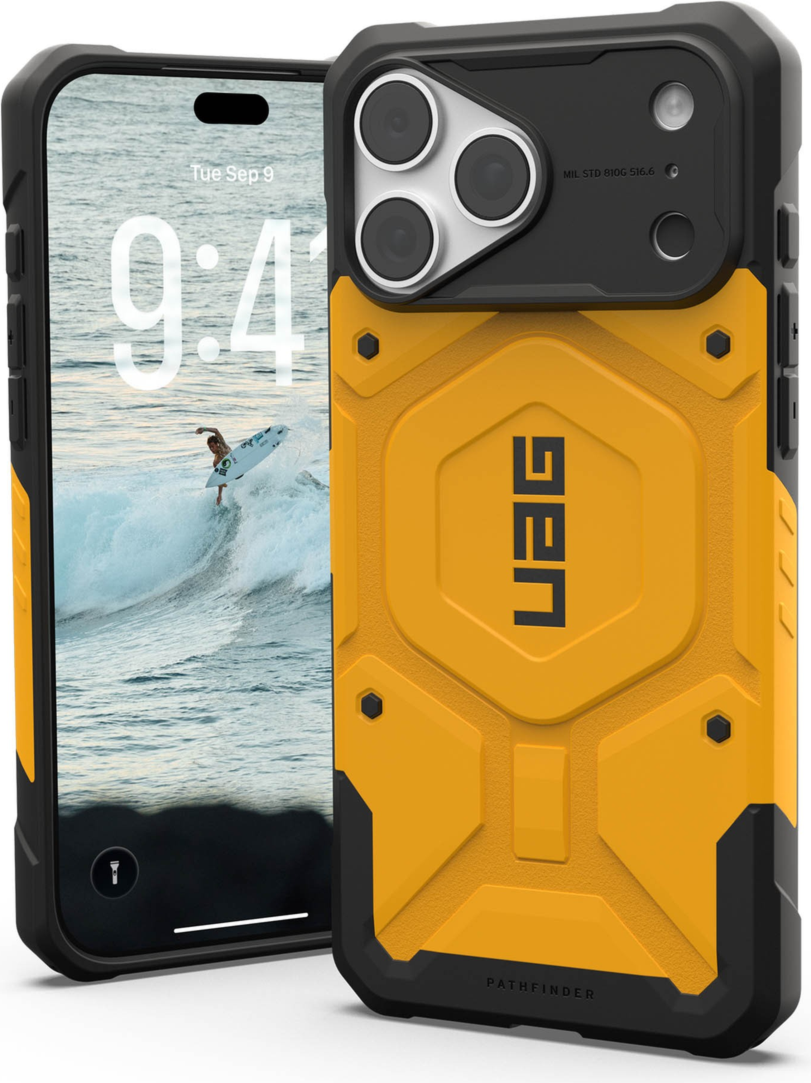 UAG - Pathfinder MagSafe Rugged Case Heritage Yellow for iPhone 18 Pro Max/17 Pro Max