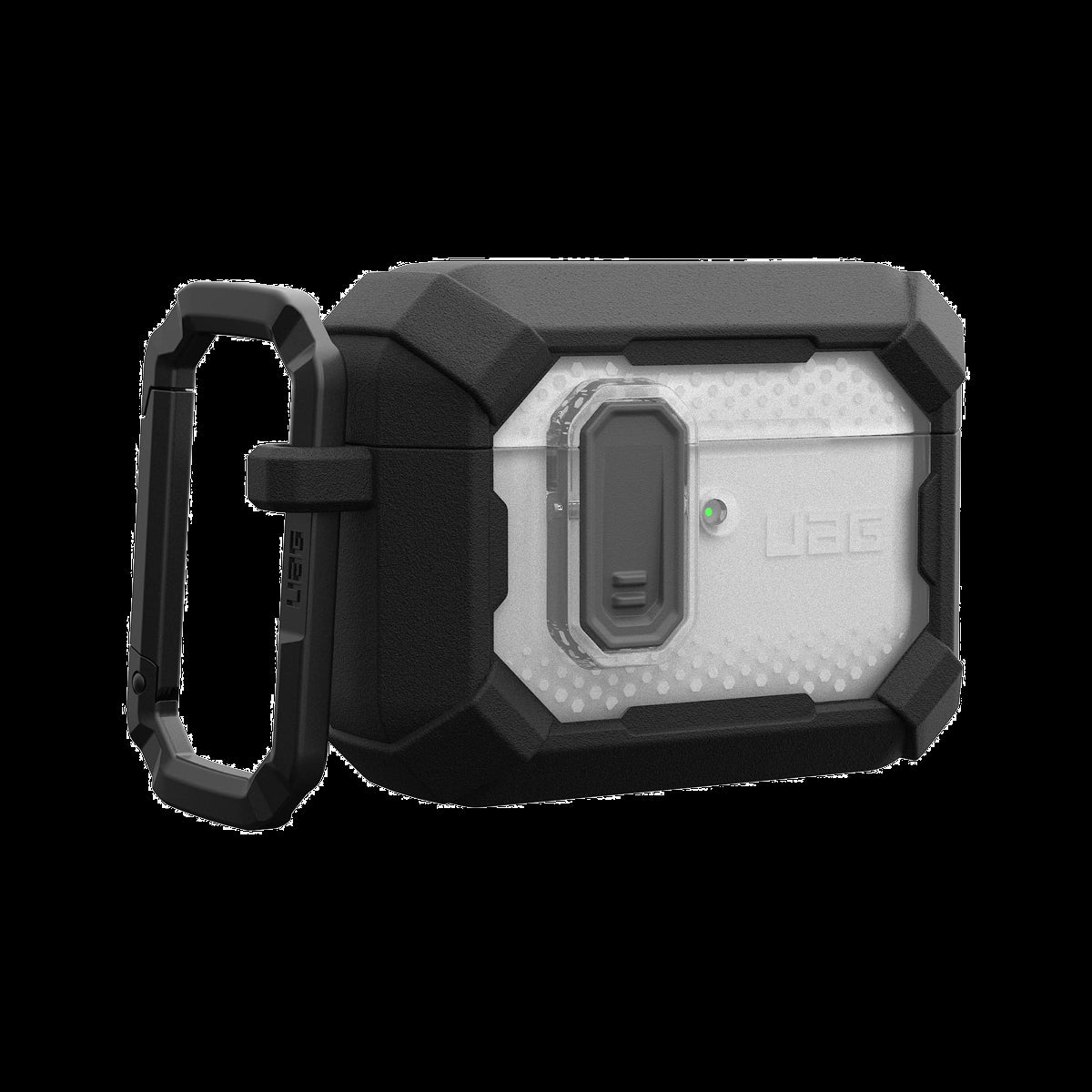 The UAG Plasma case for AirPods provides superior defence against drops and shocks with its durable design and secure latch.