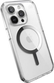 Speck Presidio case with MagSafe for iPhone 15 Pro, Clear