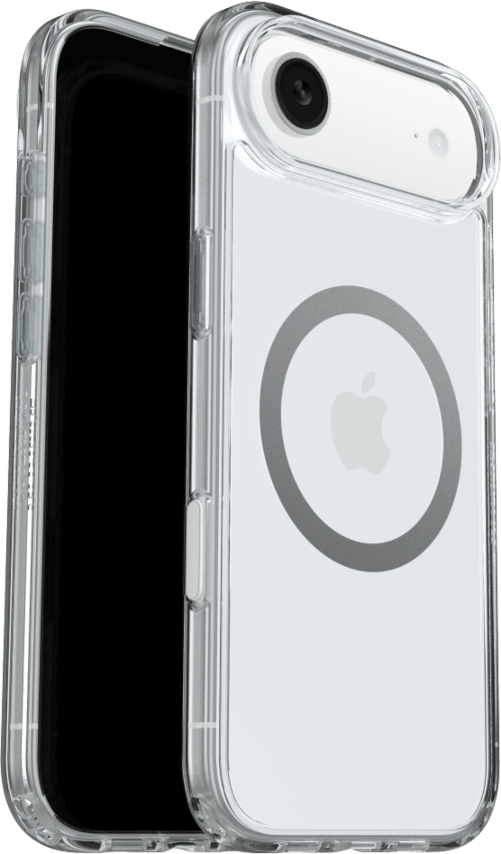 OtterBox - Symmetry Clear MagSafe Case w/Camera Control Clear with Blue Tint (Clear) for iPhone Air