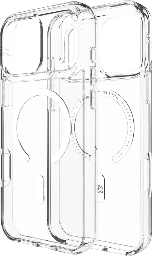 ZAGG - Étui Crystal Palace Snap MagSafe Lite pour Apple iPhone 18 Pro Max/17 Pro Max - Clair