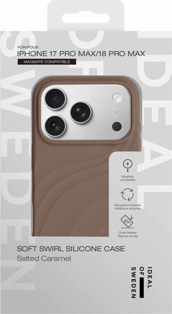 Ideal of Sweden - Soft Swirl MagSafe Case Salted Caramel for iPhone 18 Pro Max/17 Pro Max
