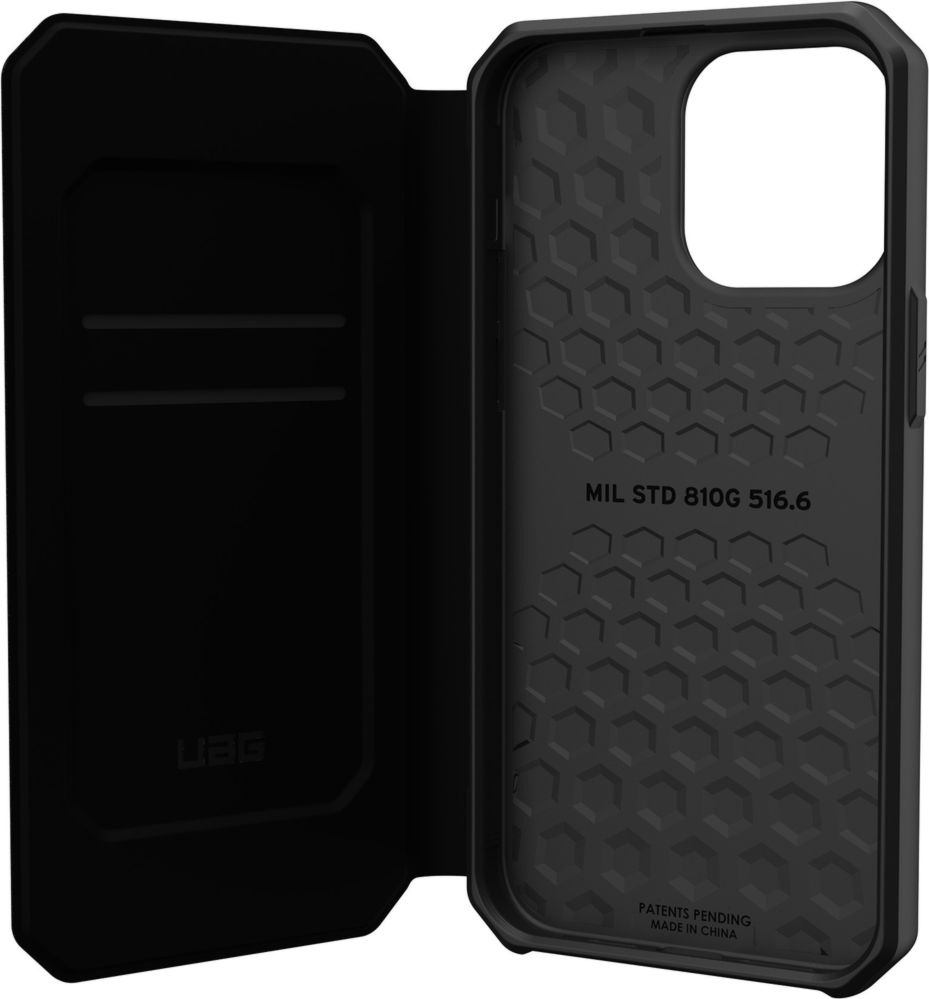 UAG - iPhone 14 Plus UAG Metropolis Folio Case - Kevlar Black