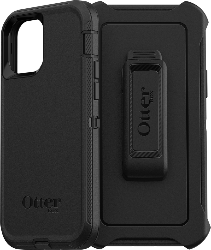 OtterBox 7765401 Étui de Protection Defender Noir pour iPhone 12/12 Pro