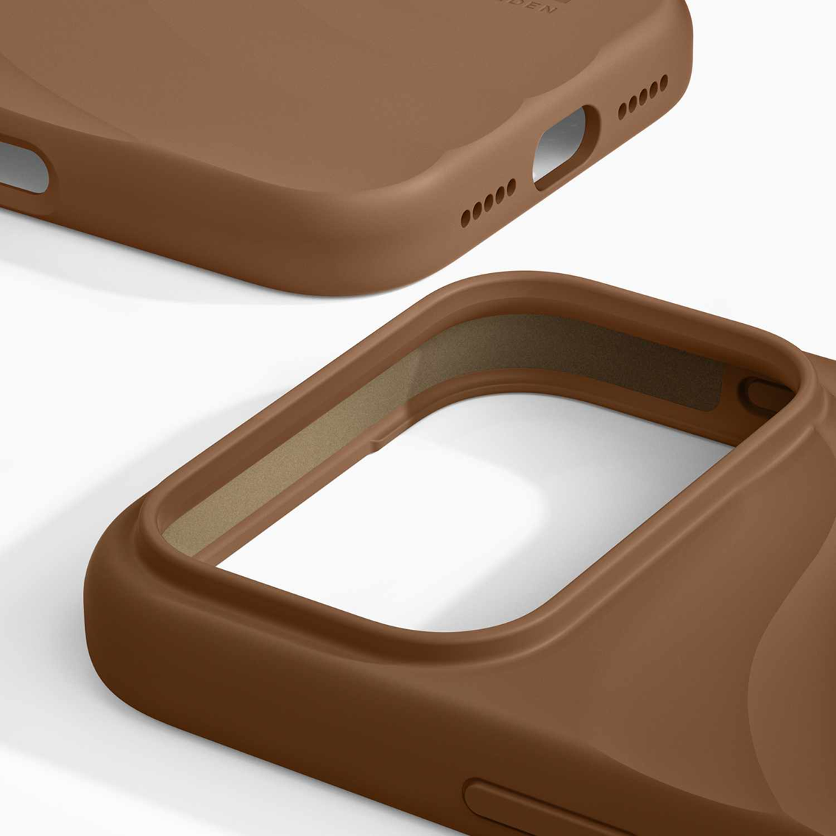 Ideal of Sweden - Soft Swirl MagSafe Case Salted Caramel for iPhone 18 Pro/17 Pro