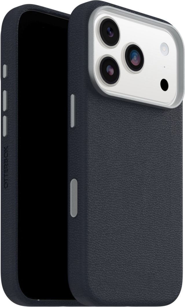 iPhone 17 Pro Otterbox Symmetry Cactus Leather w/MagSafe + Camera Control Case - Blue Sentiment