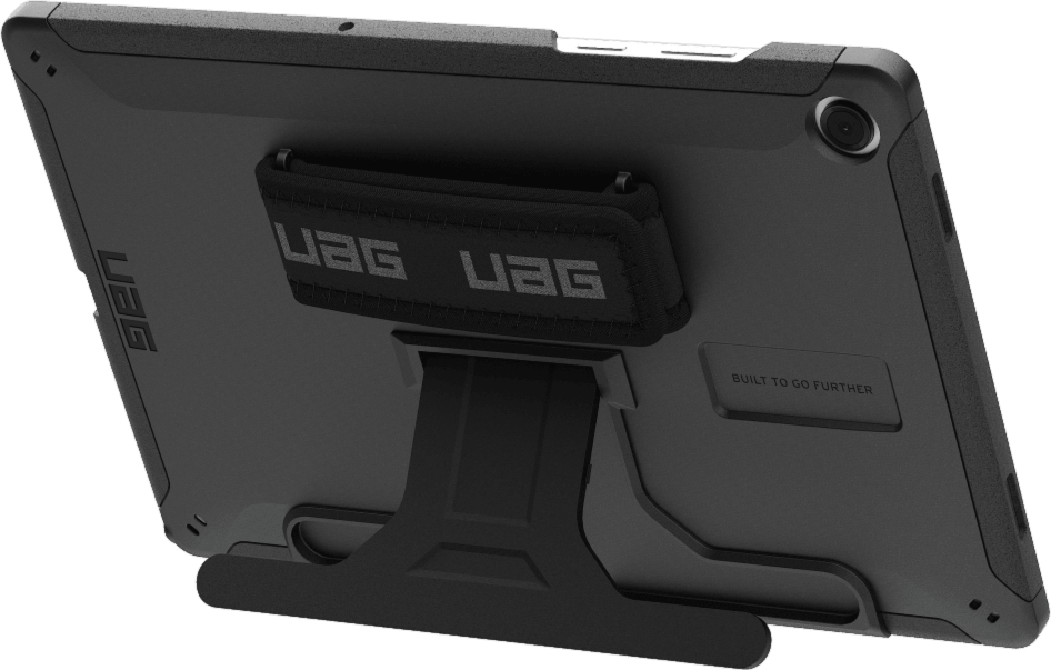 UAG - Scout Case w/Kickstand & Handstrap Black for Samsung Galaxy Tab A11+/Galaxy Tab A9+