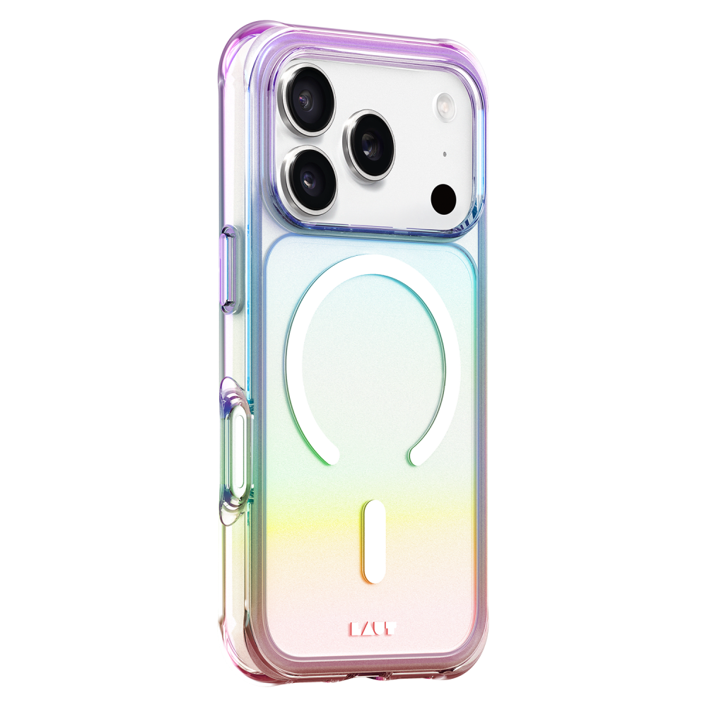 Laut - Coque Aero Holo MagSafe pour Apple iPhone 17 Pro - Holo Pearl