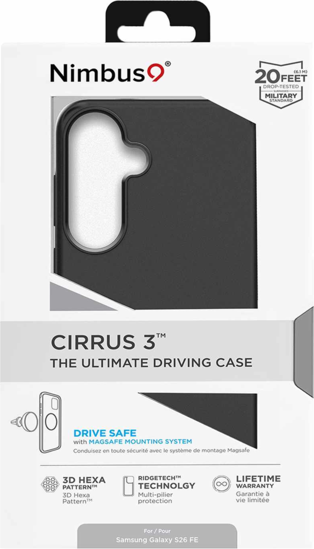 Nimbus9 - Cirrus 3 MagSafe Case Black for Samsung Galaxy S26 FE