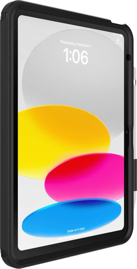 <p>Ideal for on-the-go work, OtterBox’s Defender Series for business delivers rugged protection and comes with a Kickstand and hand strap.</p>