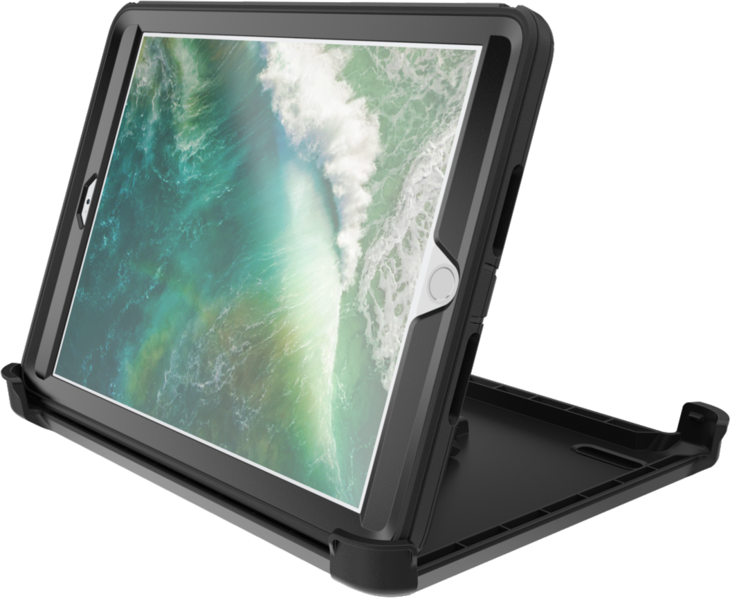 OtterBox - iPad 9.7 (2018 / 2017) Defender Case - Black