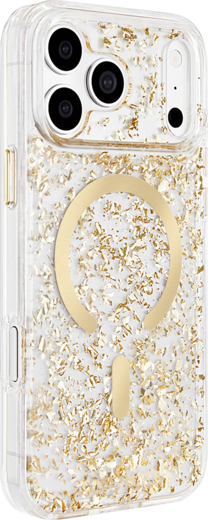 Case-Mate - Coque Karat Flakes MagSafe pour Apple iPhone 18 Pro Max/17 Pro Max - Or