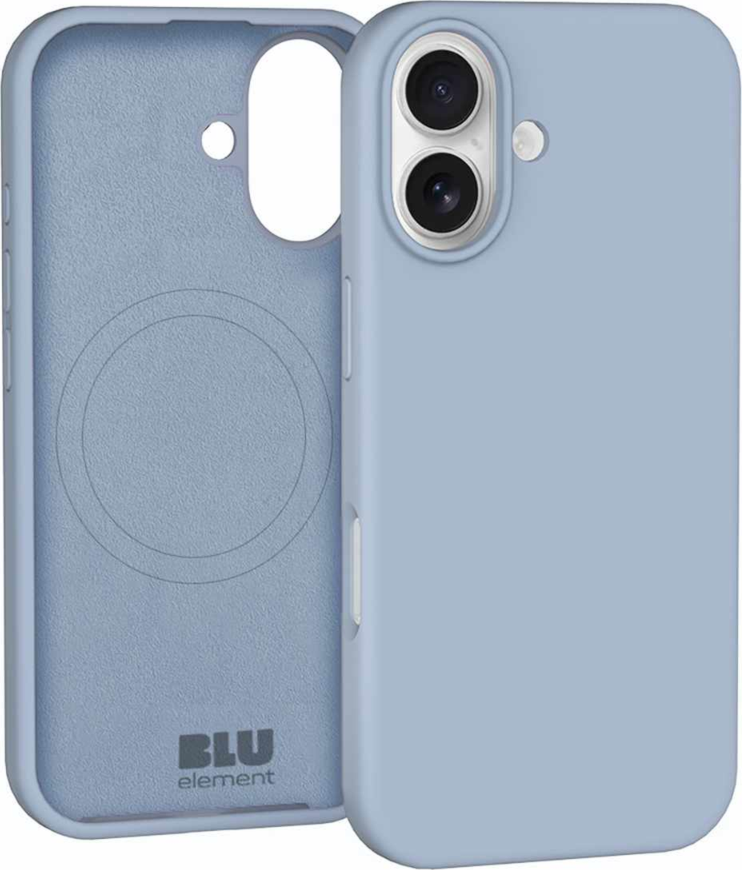 Blu Element BESMG174 Étui Silicone MagSafe Pastel Bleu pour iPhone 17