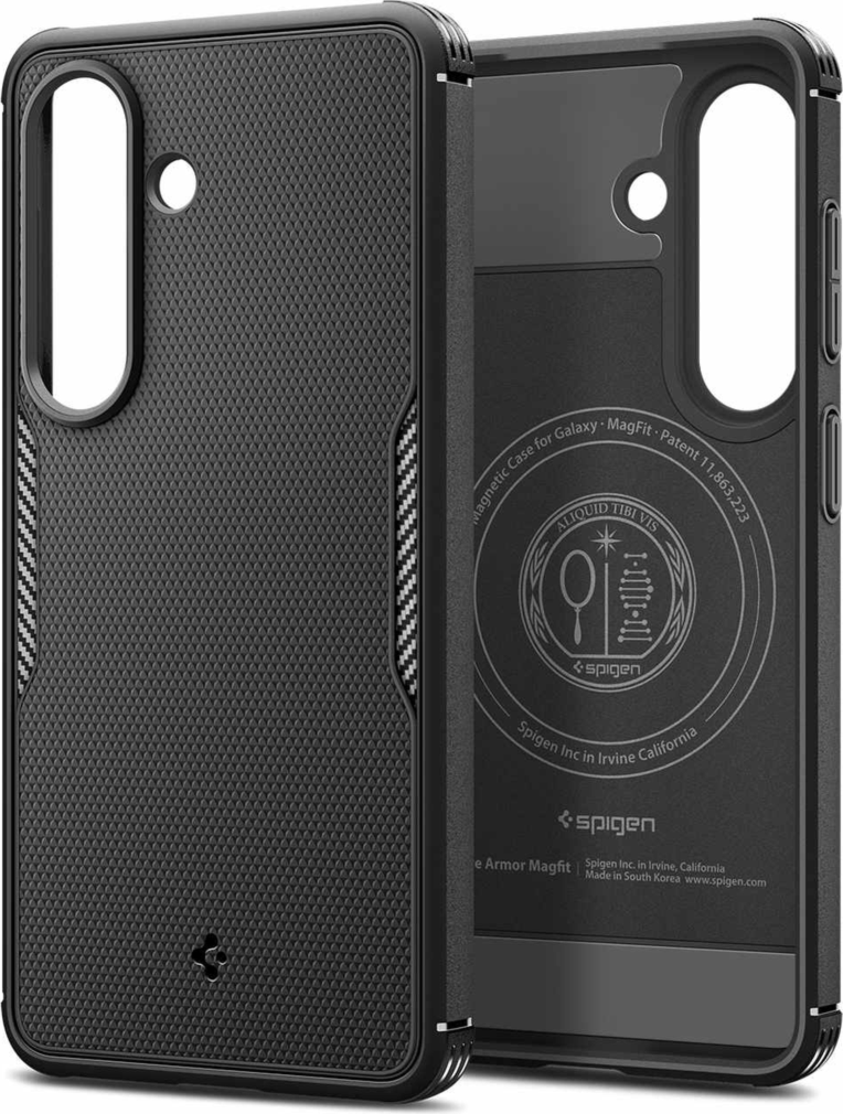 Spigen - Coque Core Armor avec aimants, noir mat