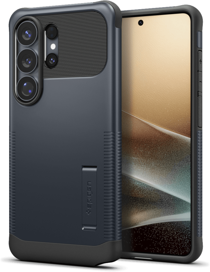Spigen - Slim Armor Case w/Magnets Metal Slate for Samsung Galaxy S26 Ultra