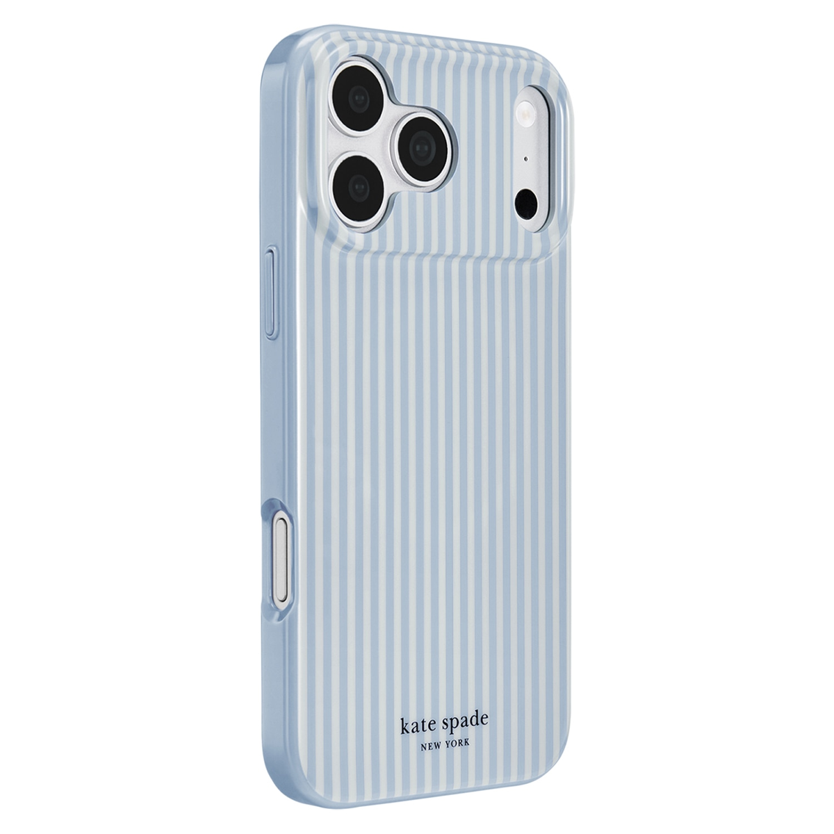 Kate Spade - Protective MagSafe Case Stripe Diamond Blue for iPhone 18 Pro/17 Pro