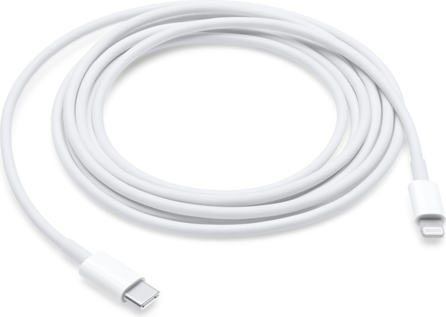 Apple MQGH2AMA Câble USB-C vers Lightning 6 pieds Blanc