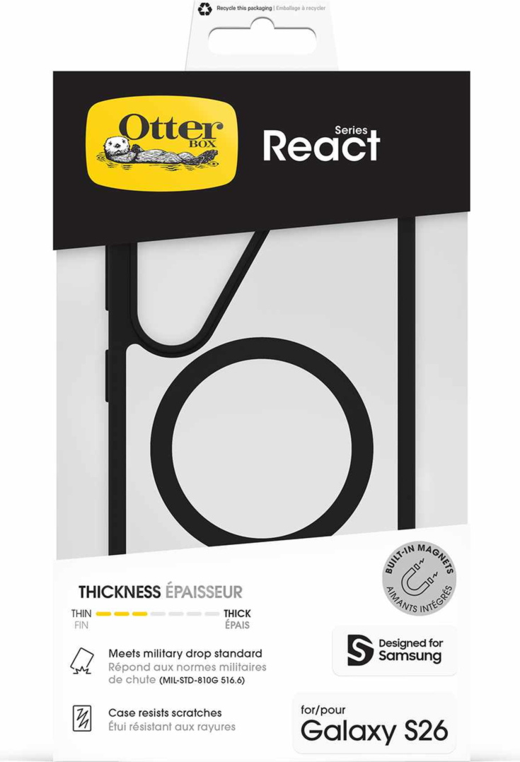 OtterBox - Profile Case w/Magnets Black Crystal for Samsung Galaxy S26