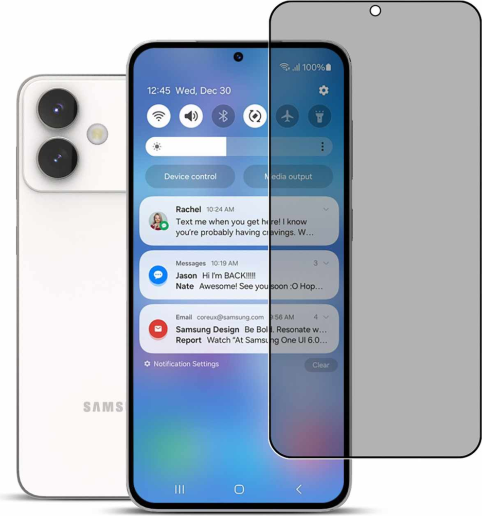 22 Cases 22SPTSGS26PLUS Protecteur D'écran en Verre Trempé Privacy pour Samsung Galaxy S26+