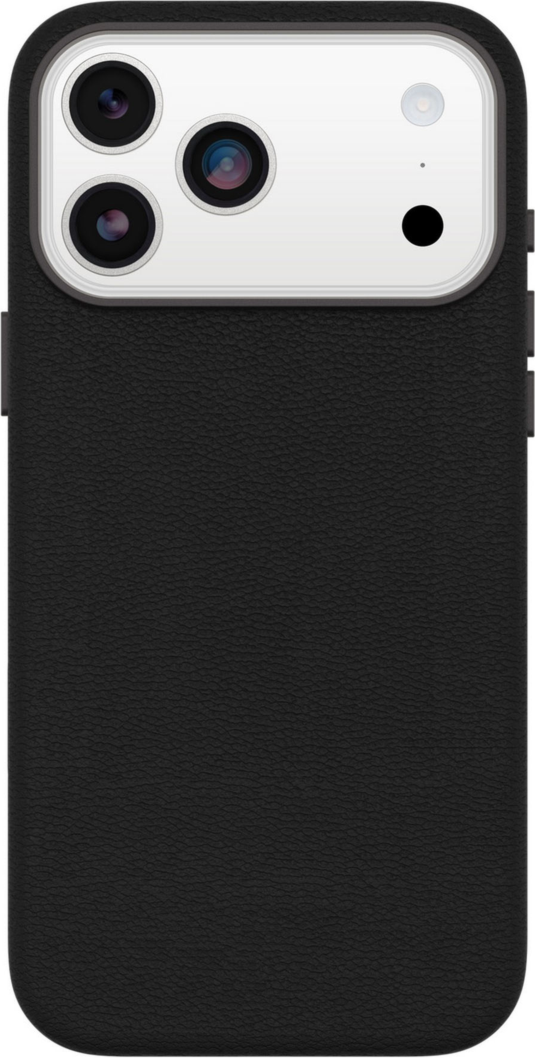 OtterBox 7799060 Étui Symmetry Cactus Leather MagSafe avec Contrôle de la Caméra Noir Ash (Noir) pour iPhone 17 Pro Max