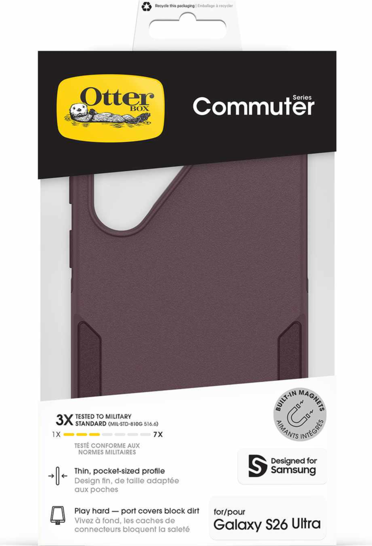 OtterBox 7799814 Étui Commuter avec Magnets Purple Mystery pour Samsung Galaxy S26 Ultra