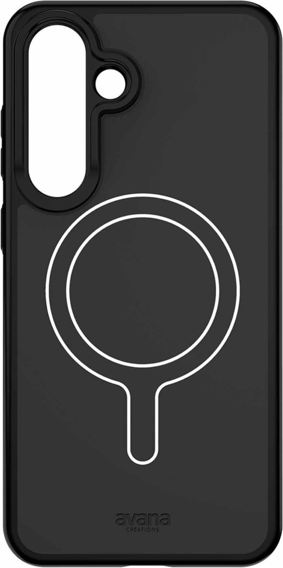 Avana - Coque Ice compatible MagSafe pour Samsung Galaxy S26 FE - Noir