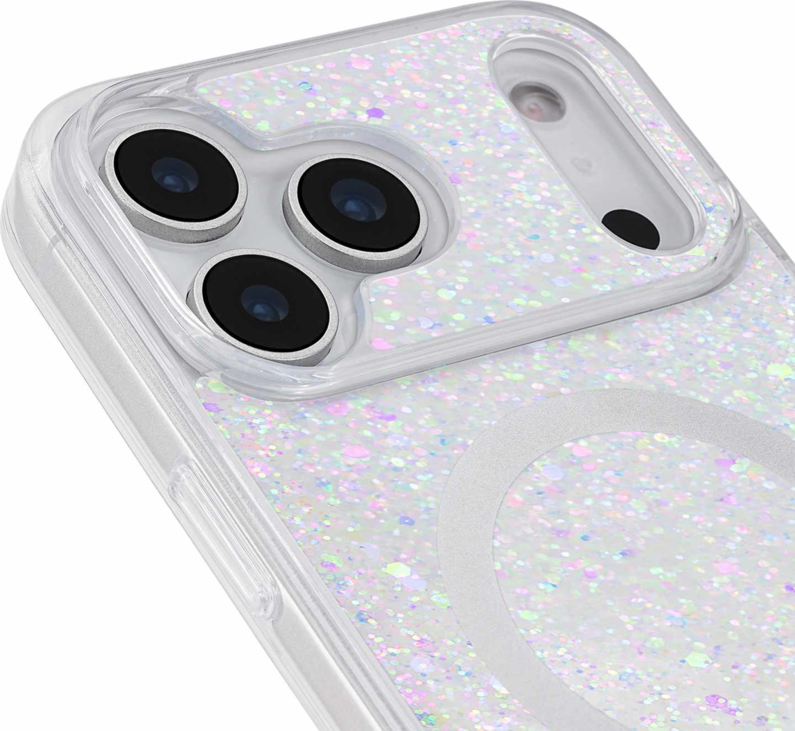 Kate Spade - Protective MagSafe Case Chunky Glitter Iridescent for iPhone 18 Pro/17 Pro
