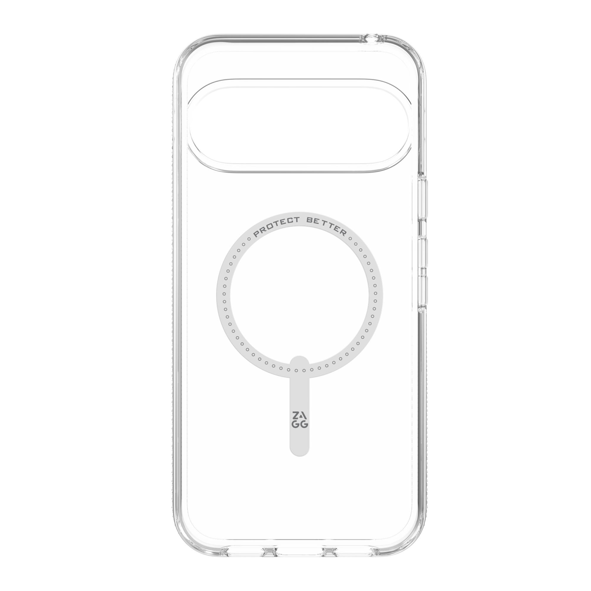 Strengthened with Graphene, ZAGG's Crystal Palace Snap series case combines a slim, crystal-clear profile with up to 13 ft drop protection and strong built-in magnets for magnetic accessories.