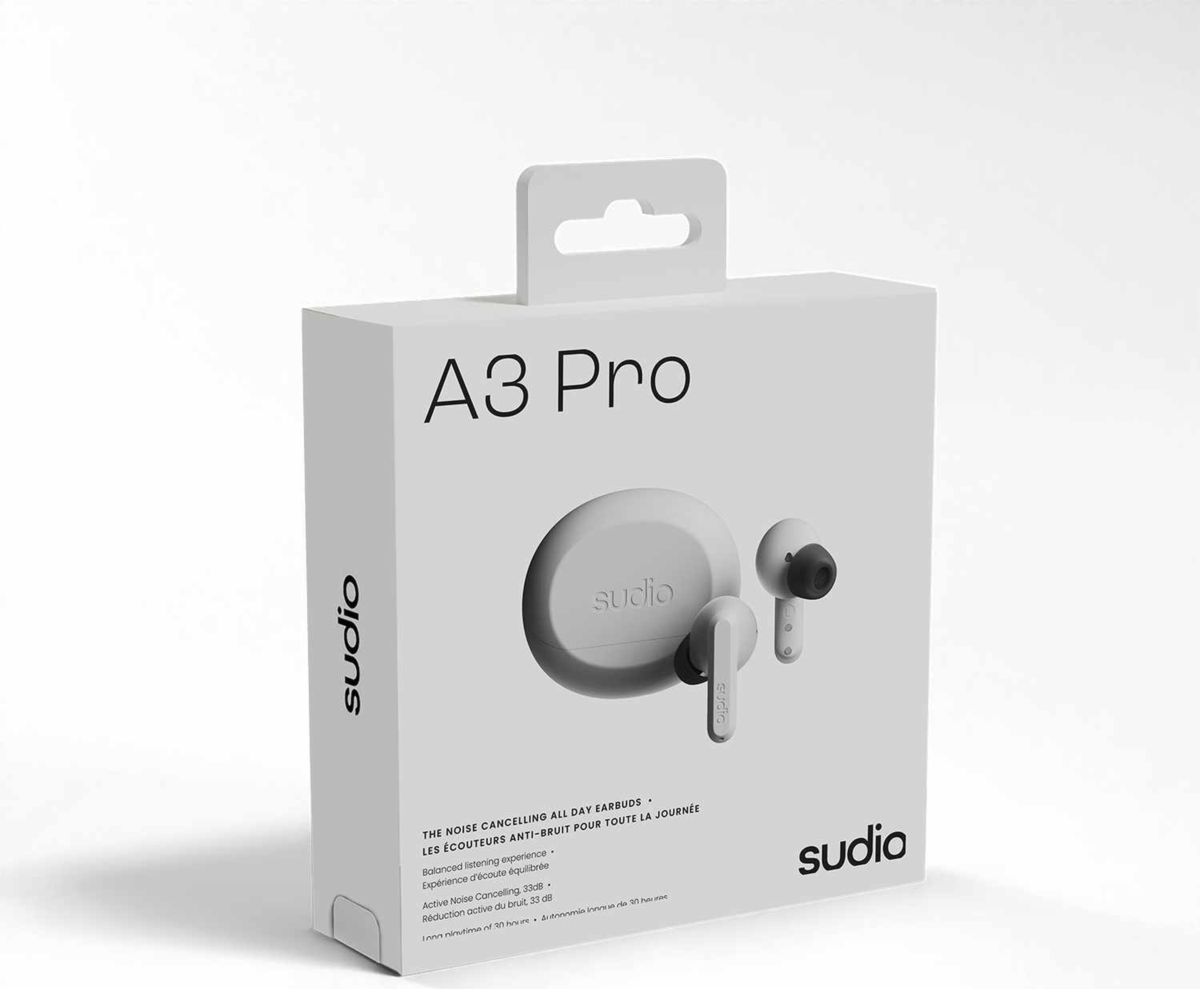 Sudio A3PROWHT Écouteurs sans Fil A3 Pro ANC Blanc