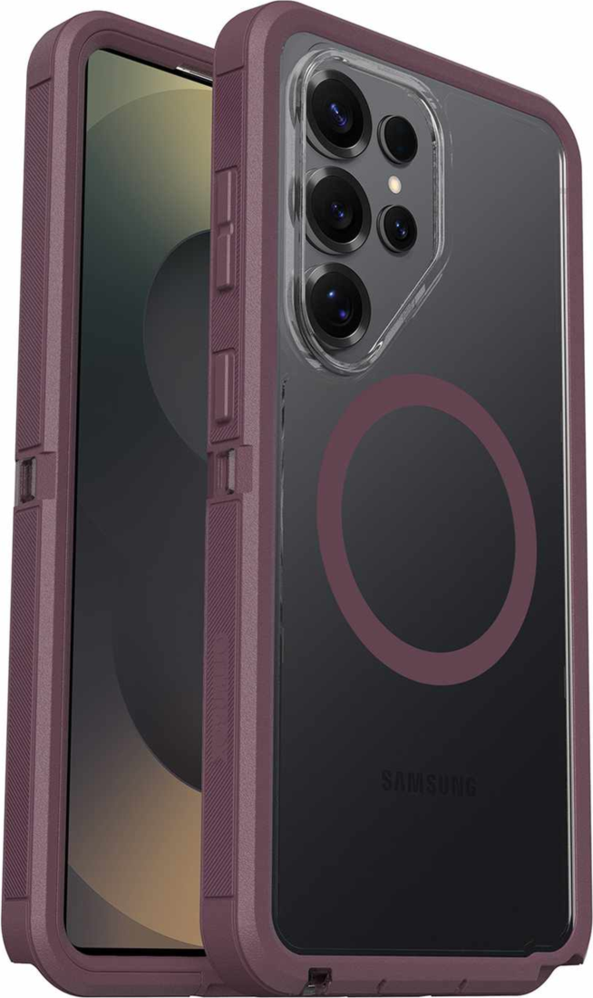 OtterBox - Defender Pro XT Clear Case w/Magnets Purple Mystery for Samsung Galaxy S26 Ultra