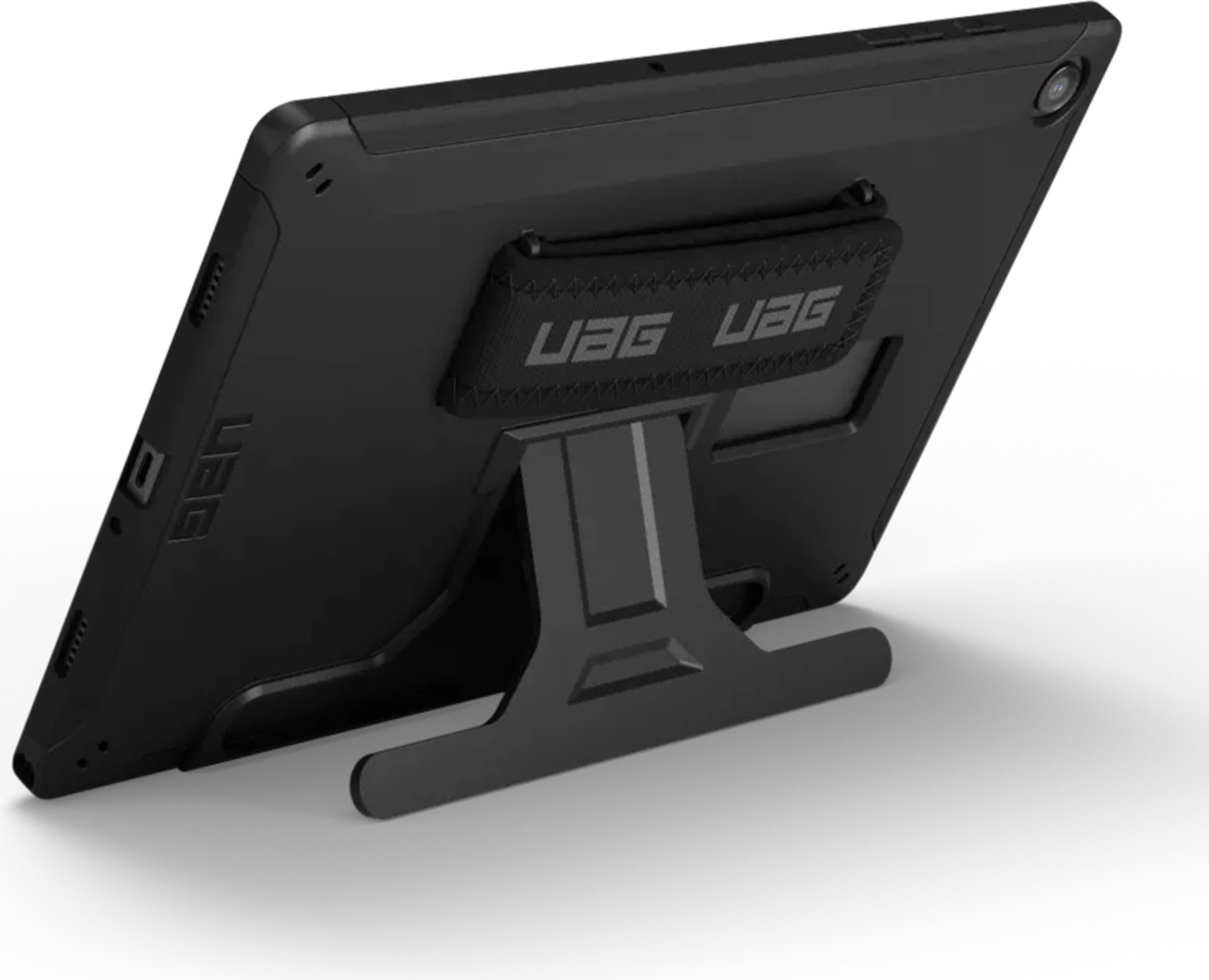 <p>Inspired by modern wanderers, the UAG Scout Series with kickstand and handstrap offers a minimalistic look with complete coverage.</p>
