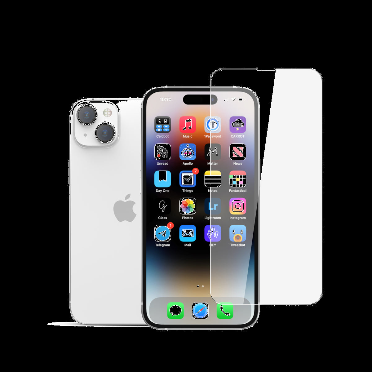 22 cases 22SPIP15PL Protecteur D'écran en Verre pour iPhone 15 Plus