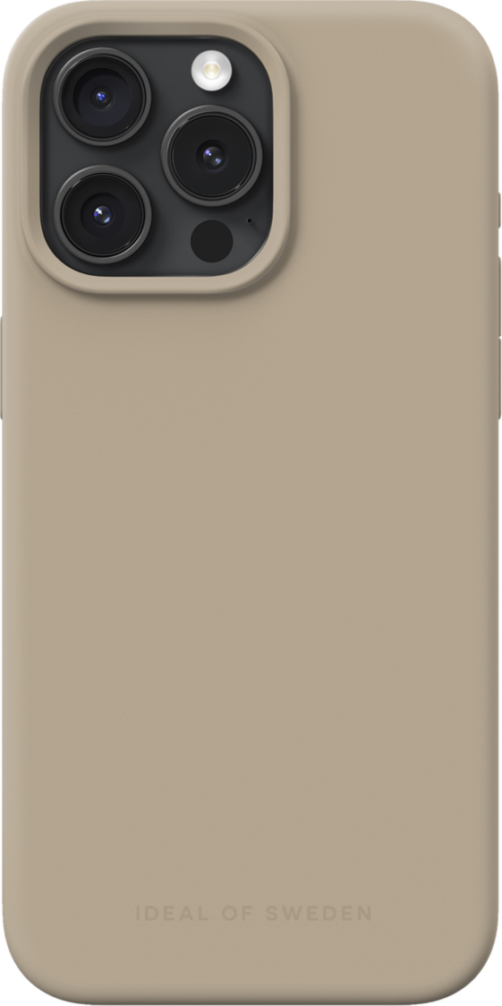 iDeal of Sweden - Silicone Case Magsafe for iPhone 15 Pro Max - Beige