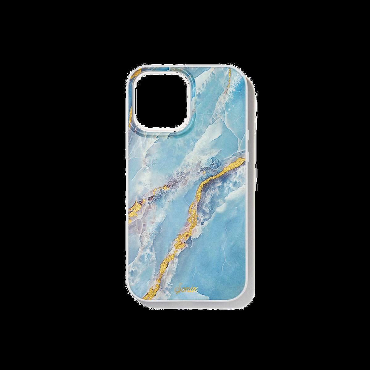 Sonix Manteau Clair pour iPhone 13 - Marbre bleu glacier