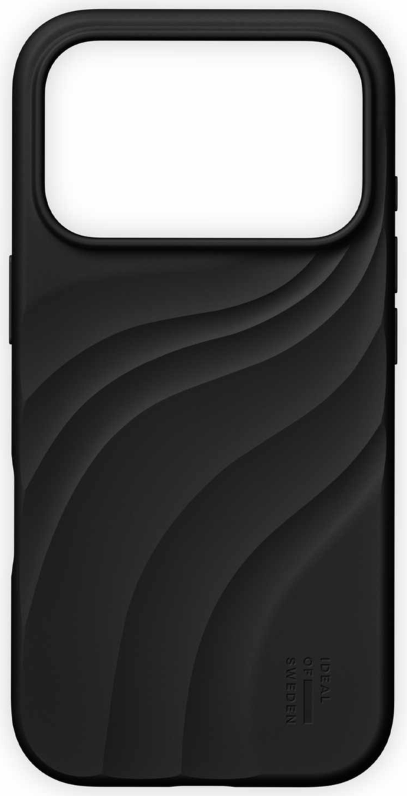 Ideal of Sweden - Coque Soft Swirl MagSafe, noir velours, pour iPhone 18 Pro Max/17 Pro Max