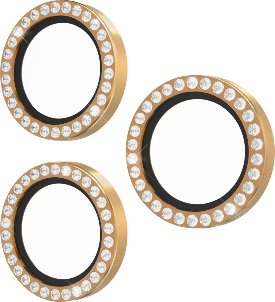 Kate Spade - Aluminum Ring Camera Lens Glass Protector for Apple iPhone 17 Pro Max  /  iPhone 17 Pro - Set in Stone Gold