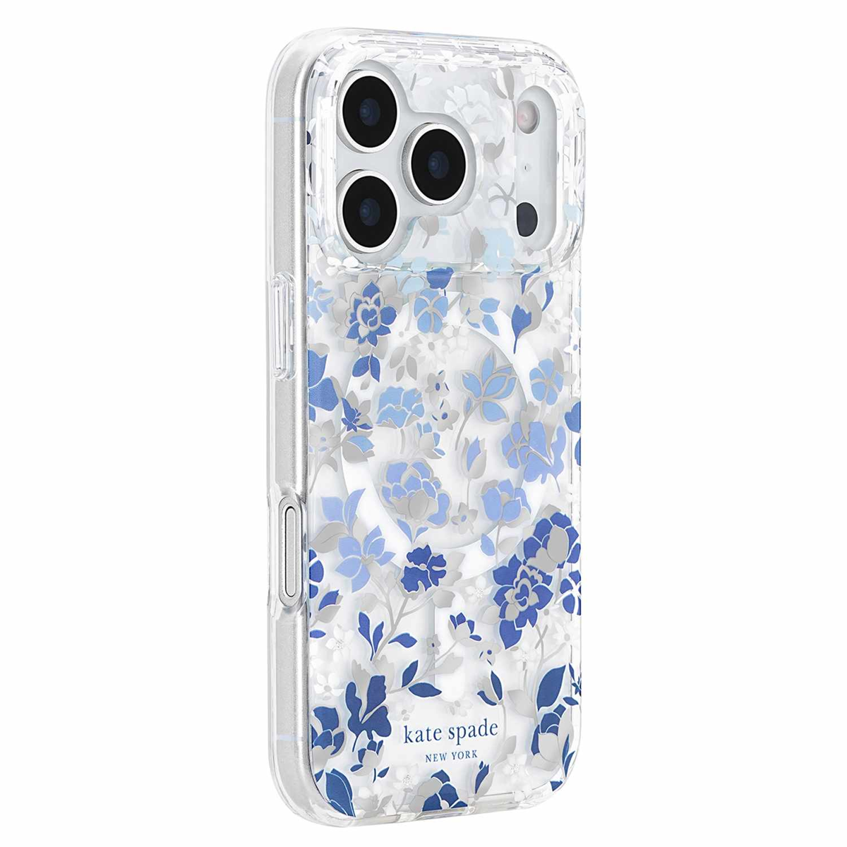 Kate Spade - Protective MagSafe Case Flowerbed Blue for iPhone 18 Pro/17 Pro