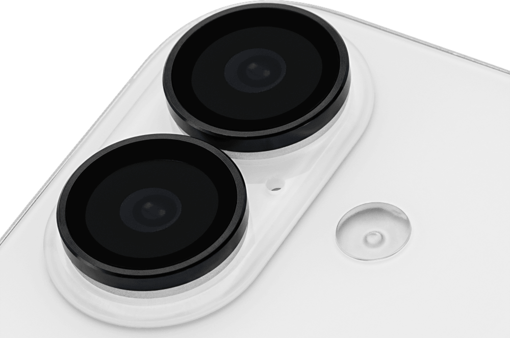 Case-Mate - Aluminum Camera Lens Glass Protectector for Apple iPhone 17 - Black