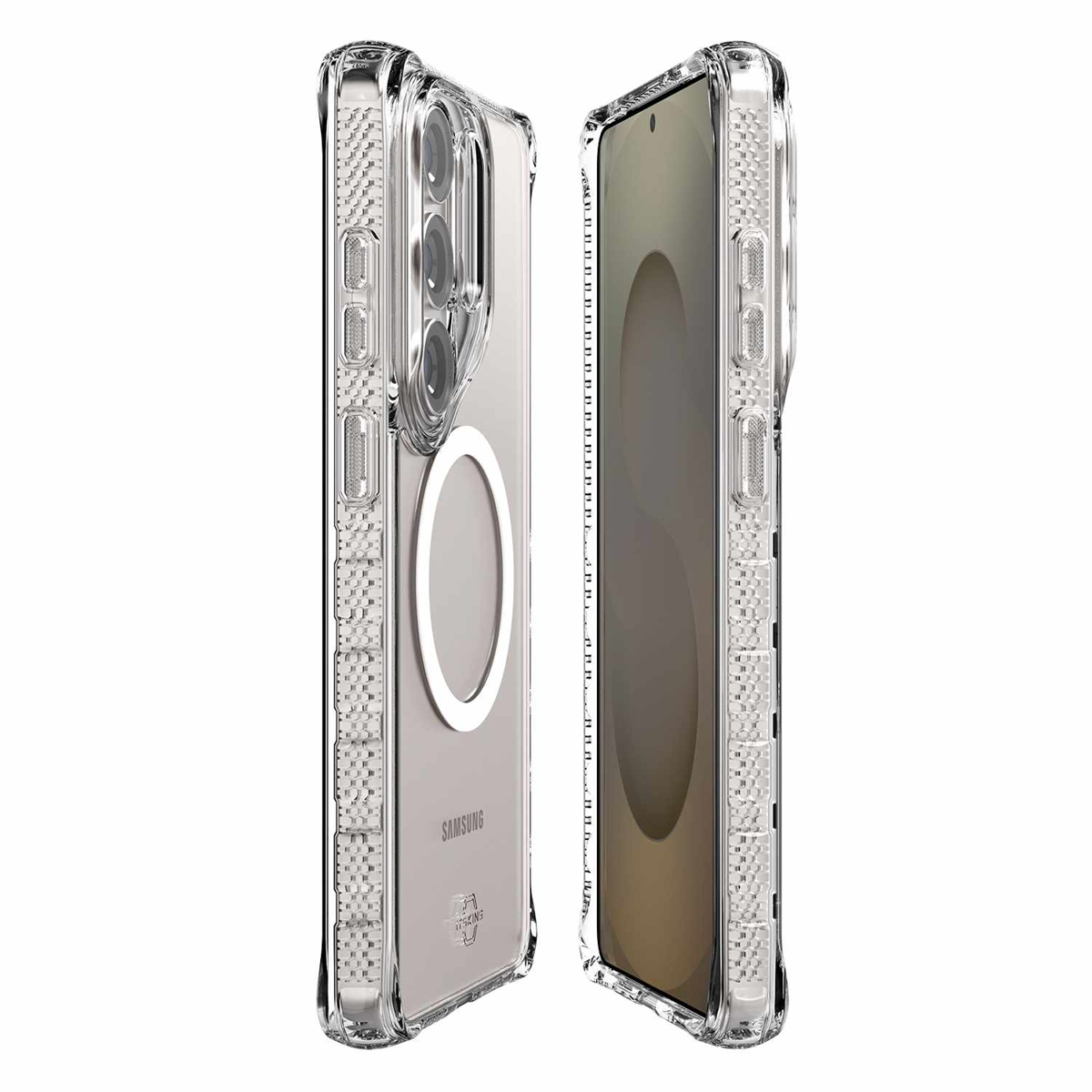 ITSKINS - Hybrid_R Case w/Magnets Clear for Samsung Galaxy S26 Ultra