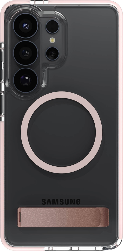 Samsung Galaxy S26 Ultra ZAGG Graphene Santa Cruz Snap Kickstand Case - Pink Sorbet