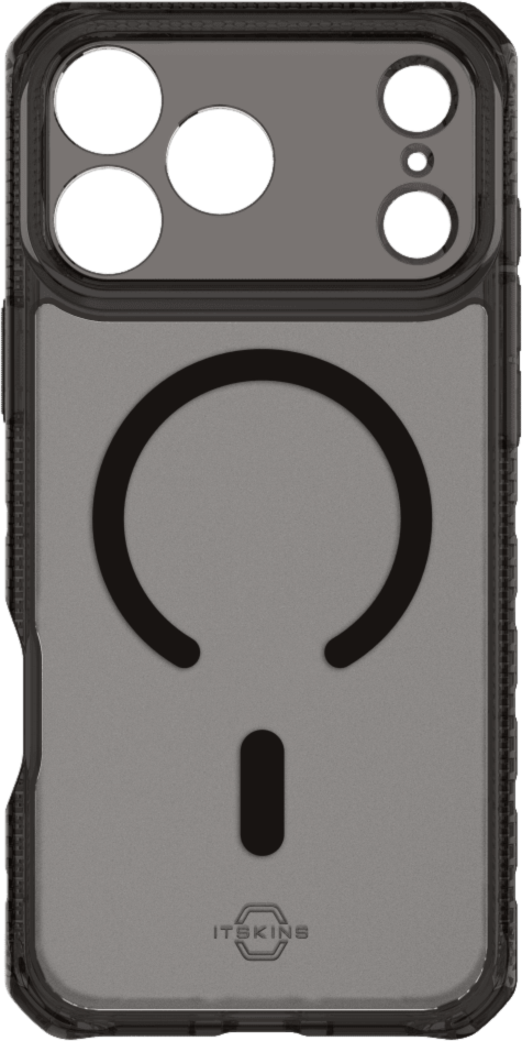 ITSKINS - Hybrid_R Vapor MagSafe Case Smoke for iPhone 17 Pro Max