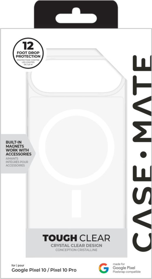 Clear, sleek and protective! The Case-Mate Tough Clear MagSafe features 12 foot drop protection and a one-piece minimalistic design that will fit every occasion.