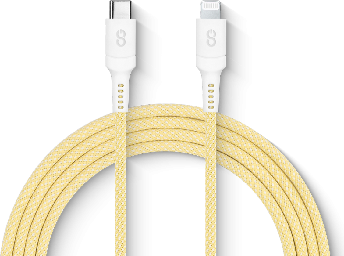 LOGiiX Vibrance Connect USB-C to Lightning - Yellow