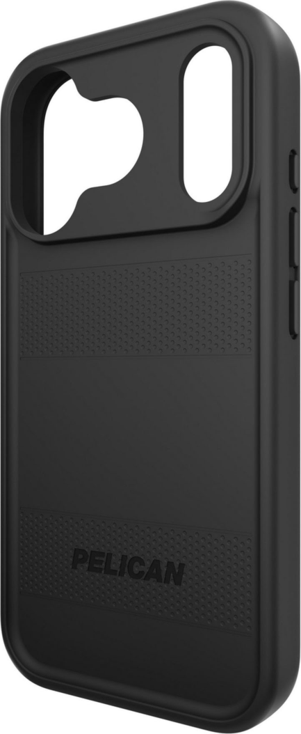 <p>The Pelican Protector MagSafe Case delivers military-spec 16-foot drop protection with an impact-resistant design, a shock-absorbing lining, and strong built-in magnets for seamless MagSafe charging.</p>