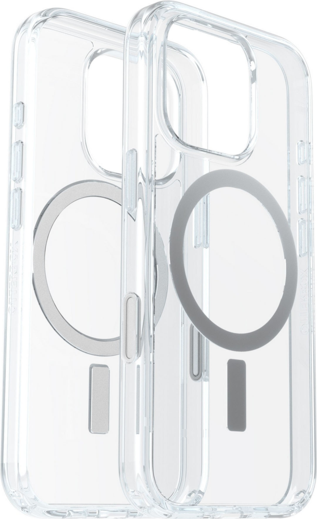 Designed for seamless interaction with Camera Control, the OtterBox Symmetry Clear Series with MagSafe offers reliable protection in an ultra-slim profile.